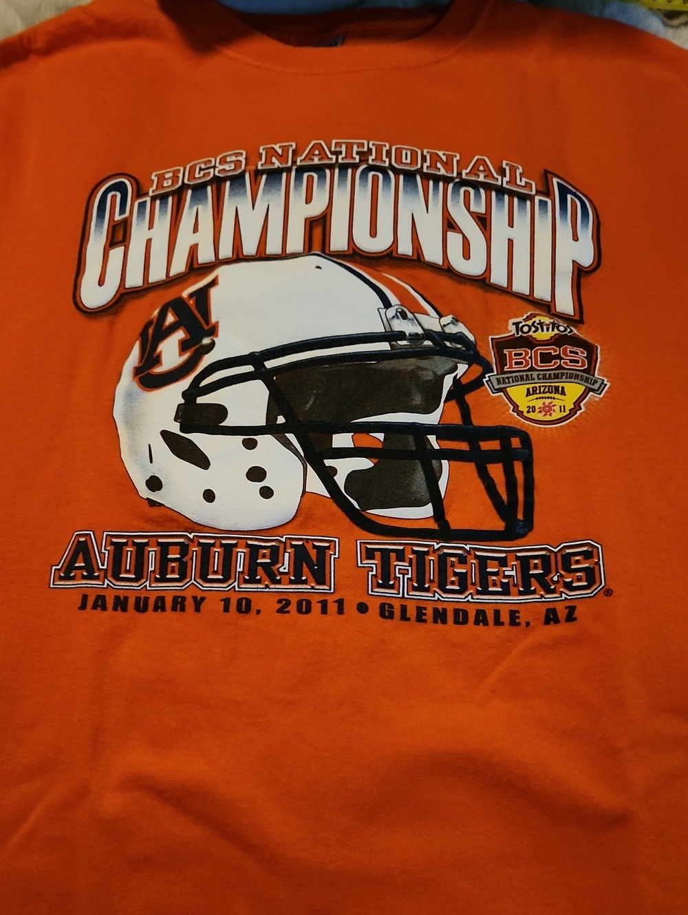 Gildan Orange Auburn Tigers Championship Mens Tee